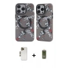 MARSİLYAN™- iPhone 12 Pro Max Kılıf Nova Doku Koleksiyonu - Siyah Joko Magic 5D Hayalet Cam + Shine Kamera Lens - GD