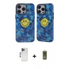MARSİLYAN™- iPhone 12 Pro Max Kılıf Nova Doku Koleksiyonu - Siyah Joko Magic 5D Hayalet Cam + Shine Kamera Lens - LT