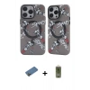 MARSİLYAN™- iPhone 12 Pro Max Kılıf Nova Doku Koleksiyonu - Siyah Joko Magic 5D Hayalet Cam + Shine Kamera Lens Koruma Cam - GD