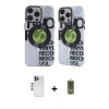 MARSİLYAN™- iPhone 12 Pro Max Kılıf Nova Doku Koleksiyonu - Siyah Joko Magic 5D Hayalet Cam + Shine Kamera Lens - LT