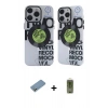 MARSİLYAN™- iPhone 12 Pro Max Kılıf Nova Doku Koleksiyonu - Siyah Joko Magic 5D Hayalet Cam + Shine Kamera Lens Koruma Cam - GS