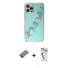MARSİLYAN™- iPhone 12 Pro Max Kılıf Nova Işık Prime - Şeffaf Uv Polymer Nano Ekran Koruyucu + Metal Kamera Lens Koruma Cam - KI