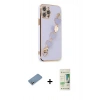 MARSİLYAN™- iPhone 12 Pro Max Kılıf Nova Işık Prime - Siyah 20D Premium Cam Ekran Koruyucu + Shine Kamera Lens Koruma Cam - GS