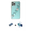 MARSİLYAN™- iPhone 12 Pro Max Kılıf Nova Işık Prime - Siyah 3D Antistatik Seramik Nano Ekran Koruyucu + Shine Kamera Lens Koruma Cam - GD