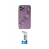 MARSİLYAN™- iPhone 12 Pro Max Kılıf Nova Işık Prime - Siyah 5D Eko Cam Ekran Koruyucu
