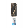 MARSİLYAN™- iPhone 12 Pro Max Kılıf Nova Işık Prime - Siyah 5D Eko Cam Ekran Koruyucu