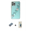 MARSİLYAN™- iPhone 12 Pro Max Kılıf Nova Işık Prime - Siyah 6D Mat Seramik Hayalet Nano Ekran Koruyucu + Metal Kamera Lens Koruma Cam - KI