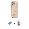 MARSİLYAN™- iPhone 12 Pro Max Kılıf Nova Işık Prime - Siyah Joko 5D Cam + Shine Kamera Lens Koruma Cam - GS