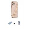 MARSİLYAN™- iPhone 12 Pro Max Kılıf Nova Işık Prime - Siyah Joko Magic 5D Cam + Shine Kamera Lens Koruma Cam - MI