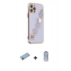 MARSİLYAN™- iPhone 12 Pro Max Kılıf Nova Işık Prime - Siyah Joko Magic 5D Cam + Shine Kamera Lens Koruma Cam - MI