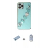 MARSİLYAN™- iPhone 12 Pro Max Kılıf Nova Işık Prime - Siyah Joko Magic 5D Cam + Shine Kamera Lens Koruma Cam - MI