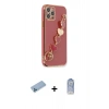 MARSİLYAN™- iPhone 12 Pro Max Kılıf Nova Işık Prime - Siyah Joko Magic 5D Cam + Shine Kamera Lens Koruma Cam - MI