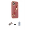 MARSİLYAN™- iPhone 12 Pro Max Kılıf Nova Işık Prime - Siyah Joko Magic 5D Cam + Shine Kamera Lens Koruma Cam - SABE
