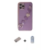 MARSİLYAN™- iPhone 12 Pro Max Kılıf Nova Işık Prime - Siyah Joko Magic 5D Cam + Shine Kamera Lens Koruma Cam - SABE