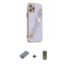 MARSİLYAN™- iPhone 12 Pro Max Kılıf Nova Işık Prime - Siyah Joko Magic 5D Hayalet Cam + Metal Kamera Lens Koruma Cam - KI
