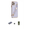 MARSİLYAN™- iPhone 12 Pro Max Kılıf Nova Işık Prime - Siyah Joko Magic 5D Hayalet Cam + Renkli Kamera Lens Koruma Cam - PE