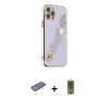 MARSİLYAN™- iPhone 12 Pro Max Kılıf Nova Işık Prime - Siyah Joko Magic 5D Hayalet Cam + Renkli Kamera Lens Koruma Cam - YL