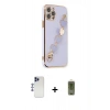 MARSİLYAN™- iPhone 12 Pro Max Kılıf Nova Işık Prime - Siyah Joko Magic 5D Hayalet Cam + Shine Kamera Lens - LT