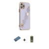 MARSİLYAN™- iPhone 12 Pro Max Kılıf Nova Işık Prime - Siyah Joko Magic 5D Hayalet Cam + Shine Kamera Lens Koruma Cam - GD