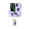 MARSİLYAN™- iPhone 12 Pro Max Kılıf Odak Form Prime - Siyah 6D Mat Seramik Hayalet Nano Ekran Koruyucu