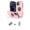 MARSİLYAN™- iPhone 12 Pro Max Kılıf Odak Form Prime - Siyah Joko Magic 5D Cam + Metal Kamera Lens Koruma Cam - GD