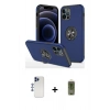 MARSİLYAN™- iPhone 12 Pro Max Kılıf Odak Form Prime - Siyah Joko Magic 5D Hayalet Cam + Shine Kamera Lens - LT
