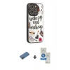 MARSİLYAN™- iPhone 12 Pro Max Kılıf Odak Klasik Serisi - Şeffaf Royal Nano Ekran Koruyucu + Shine Kamera Lens Koruma Cam - GD