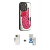 MARSİLYAN™- iPhone 12 Pro Max Kılıf Odak Klasik Serisi - Şeffaf Royal Nano Ekran Koruyucu + Shine Kamera Lens - GD