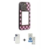 MARSİLYAN™- iPhone 12 Pro Max Kılıf Odak Klasik Serisi - Şeffaf Royal Nano Ekran Koruyucu + Shine Kamera Lens - LT