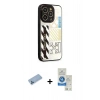 MARSİLYAN™- iPhone 12 Pro Max Kılıf Odak Klasik Serisi - Şeffaf Royal Nano Ekran Koruyucu + Shine Kamera Lens Koruma Cam - MI