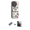 MARSİLYAN™- iPhone 12 Pro Max Kılıf Odak Klasik Serisi - Şeffaf Temperli Cam Ekran Koruyucu + Metal Kamera Lens Koruma Cam - GD