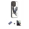 MARSİLYAN™- iPhone 12 Pro Max Kılıf Odak Klasik Serisi - Şeffaf Temperli Cam Ekran Koruyucu + Metal Kamera Lens Koruma Cam - GD