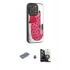 MARSİLYAN™- iPhone 12 Pro Max Kılıf Odak Klasik Serisi - Şeffaf Temperli Cam Ekran Koruyucu + Renkli Kamera Lens Koruma Cam - YL