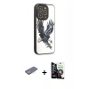 MARSİLYAN™- iPhone 12 Pro Max Kılıf Odak Klasik Serisi - Şeffaf Temperli Cam Ekran Koruyucu + Renkli Kamera Lens Koruma Cam - SI