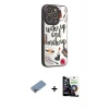 MARSİLYAN™- iPhone 12 Pro Max Kılıf Odak Klasik Serisi - Şeffaf Temperli Cam Ekran Koruyucu + Shine Kamera Lens Koruma Cam - PE