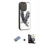 MARSİLYAN™- iPhone 12 Pro Max Kılıf Odak Klasik Serisi - Şeffaf Temperli Cam Ekran Koruyucu + Shine Kamera Lens Koruma Cam - PE