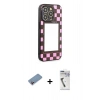 MARSİLYAN™- iPhone 12 Pro Max Kılıf Odak Klasik Serisi - Şeffaf Uv Polymer Nano Ekran Koruyucu + Shine Kamera Lens Koruma Cam - PE