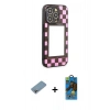 MARSİLYAN™- iPhone 12 Pro Max Kılıf Odak Klasik Serisi - Siyah 18D Cam Ekran Koruyucu + Shine Kamera Lens Koruma Cam - GI