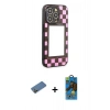 MARSİLYAN™- iPhone 12 Pro Max Kılıf Odak Klasik Serisi - Siyah 18D Cam Ekran Koruyucu + Shine Kamera Lens Koruma Cam - GD