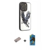 MARSİLYAN™- iPhone 12 Pro Max Kılıf Odak Klasik Serisi - Siyah 18D Cam Ekran Koruyucu + Shine Kamera Lens Koruma Cam - SABE