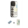 MARSİLYAN™- iPhone 12 Pro Max Kılıf Odak Klasik Serisi - Siyah 20D Premium Cam Ekran Koruyucu + Shine Kamera Lens Koruma Cam - GI