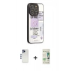 MARSİLYAN™- iPhone 12 Pro Max Kılıf Odak Klasik Serisi - Siyah 20D Premium Cam Ekran Koruyucu + Shine Kamera Lens - LT