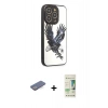 MARSİLYAN™- iPhone 12 Pro Max Kılıf Odak Klasik Serisi - Siyah 20D Premium Cam Ekran Koruyucu + Mavi Renkli Kamera Lens Koruma Cam