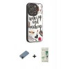 MARSİLYAN™- iPhone 12 Pro Max Kılıf Odak Klasik Serisi - Siyah 20D Premium Cam Ekran Koruyucu + Shine Kamera Lens Koruma Cam - SH