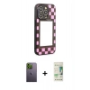 MARSİLYAN™- iPhone 12 Pro Max Kılıf Odak Klasik Serisi - Siyah 20D Premium Cam Ekran Koruyucu + Neon Fosforlu Kamera Lens - YL