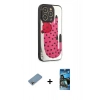 MARSİLYAN™- iPhone 12 Pro Max Kılıf Odak Klasik Serisi - Siyah 34D Izgaralı Cam + Shine Kamera Lens Koruma Cam - GI