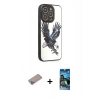 MARSİLYAN™- iPhone 12 Pro Max Kılıf Odak Klasik Serisi - Siyah 34D Izgaralı Cam + Shine Kamera Lens Koruma Cam - SABE