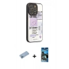 MARSİLYAN™- iPhone 12 Pro Max Kılıf Odak Klasik Serisi - Siyah 34D Izgaralı Cam + Shine Kamera Lens Koruma Cam - MI