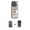 MARSİLYAN™- iPhone 12 Pro Max Kılıf Odak Klasik Serisi - Siyah 360 Mat Full Body Arka Koruyucu + Neon Fosforlu Kamera Lens - SI