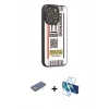 MARSİLYAN™- iPhone 12 Pro Max Kılıf Odak Klasik Serisi - Siyah 3D Antistatik Cam Ekran Koruyucu + Renkli Kamera Lens Koruma Cam - YL